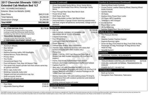 2017 Chevrolet Silverado 1500 LT