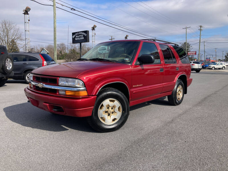 2000 Chevrolet Blazer for sale at WENRICK MOTORS in Chambersburg PA