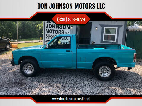 1992 Chevrolet S-10 for sale at DON JOHNSON MOTORS LLC in Lisbon OH