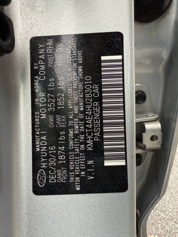 2017 Hyundai Accent Value Edition