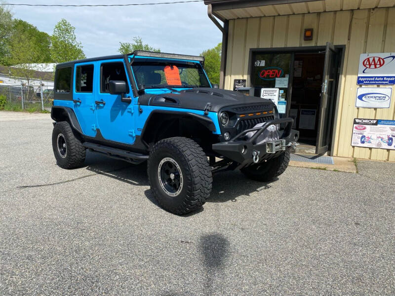 2018 Jeep Wrangler JK Unlimited for sale at Desmond's Auto Sales in Colchester CT