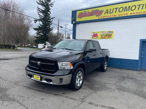2015 RAM 1500 for sale at QUALITY AUTO RESALE in Puyallup WA