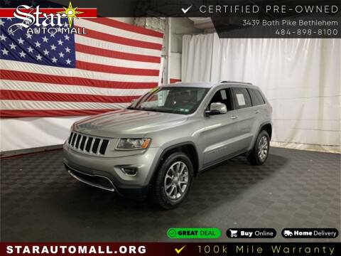 2015 Jeep Grand Cherokee for sale at STAR AUTO MALL 512 in Bethlehem PA