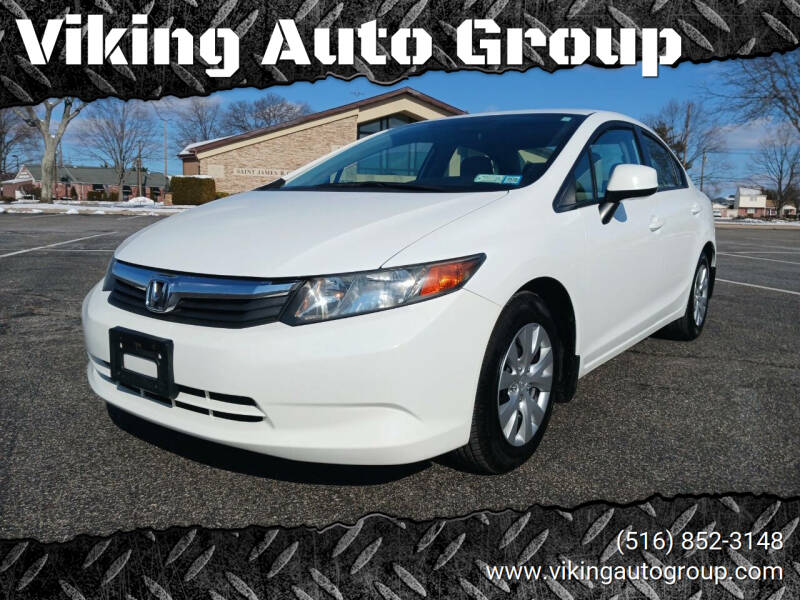 2012 Honda Civic for sale at Viking Auto Group in Bethpage NY