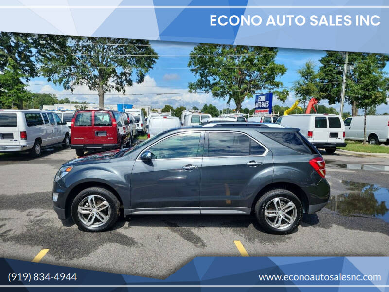 2017 Chevrolet Equinox for sale at Econo Auto Sales Inc in Raleigh NC