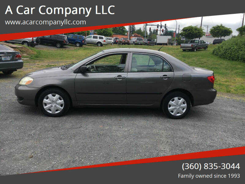 2007 Toyota Corolla for sale at A Car Company LLC in Washougal WA