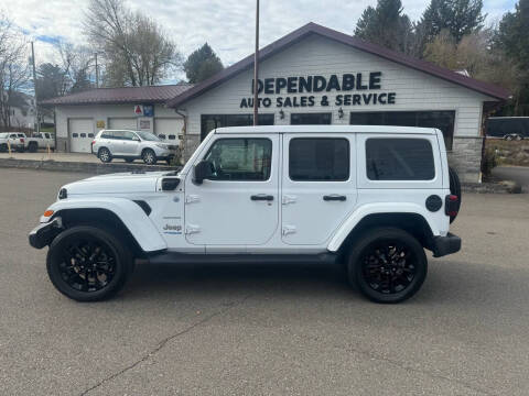 2021 Jeep Wrangler Unlimited for sale at Dependable Auto Sales and Service in Binghamton NY