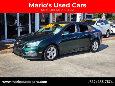 2015 Chevrolet Cruze for sale at Mario's Used Cars - South Houston Location in South Houston TX