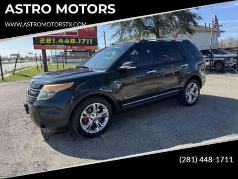 2014 Ford Explorer for sale at ASTRO MOTORS in Houston TX