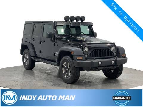2016 Jeep Wrangler Unlimited for sale at INDY AUTO MAN in Indianapolis IN