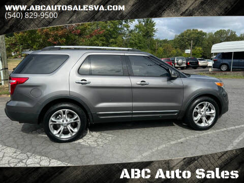2013 Ford Explorer for sale at ABC Auto Sales - Barboursville Location in Barboursville VA