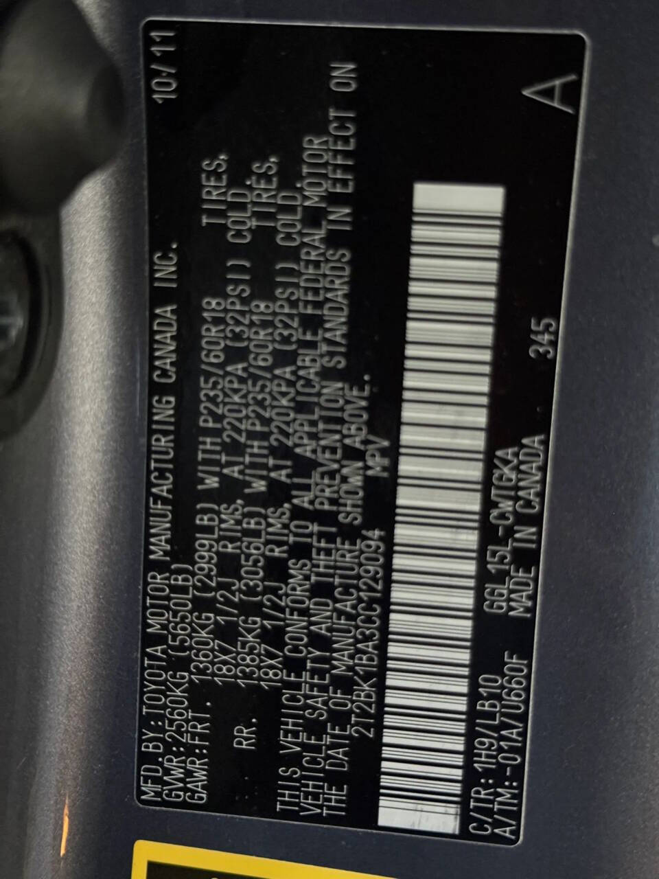 2012 Lexus RX 350 Base AWD 4dr SUV 21