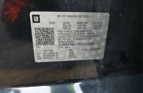 2019 Chevrolet Tahoe LT