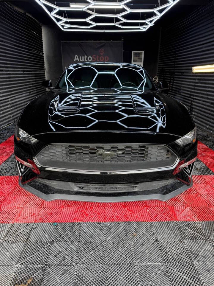 Black 2019 Ford Mustang EcoBoost EcoBoost 2dr Fastback 1