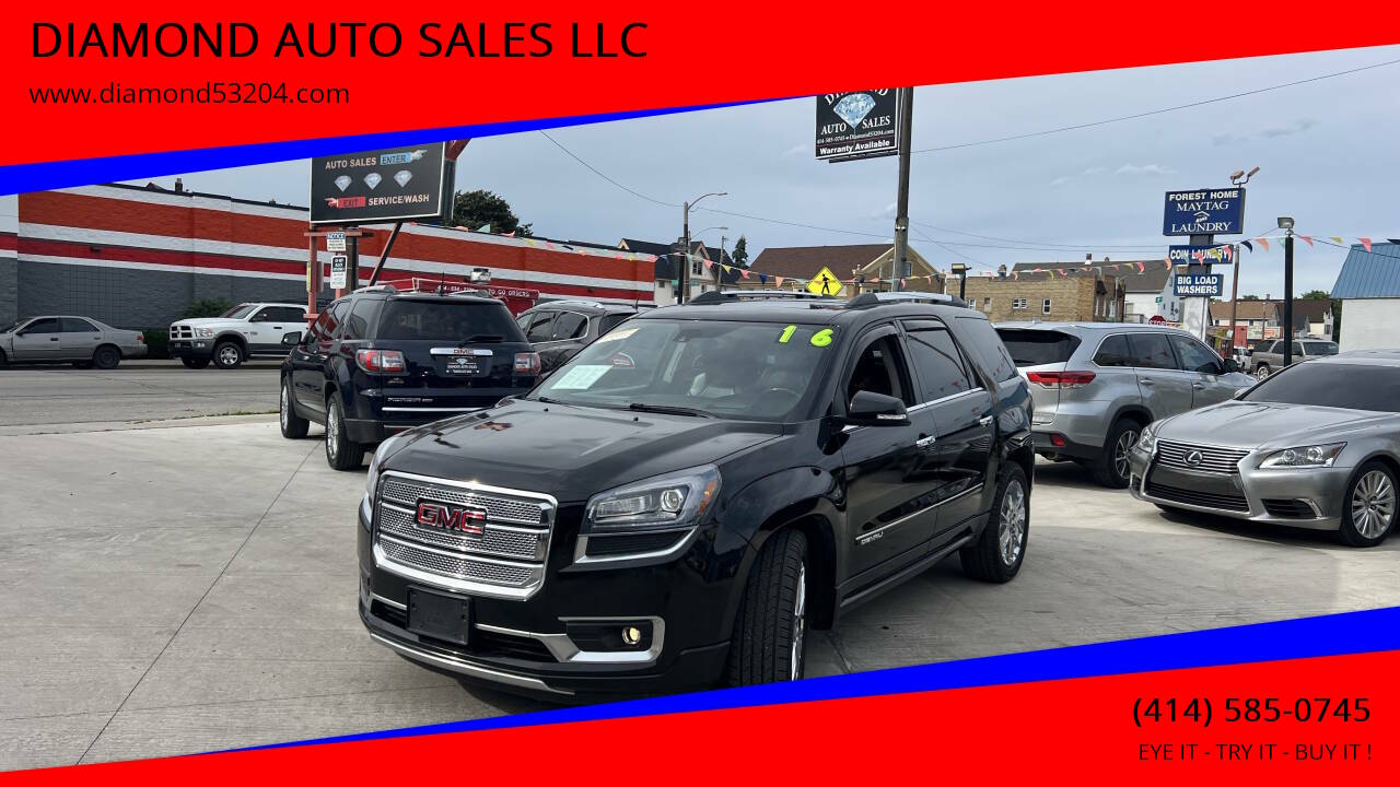 Black 2016 GMC Acadia Denali AWD Denali 4dr SUV 1
