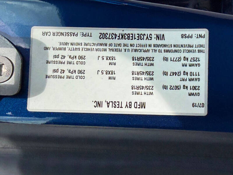 2019 Tesla Model 3 Performance