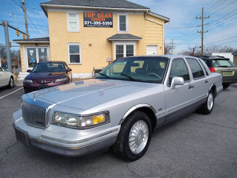 1996 Lincoln Town Car for sale at Top Gear Motors in Winchester VA