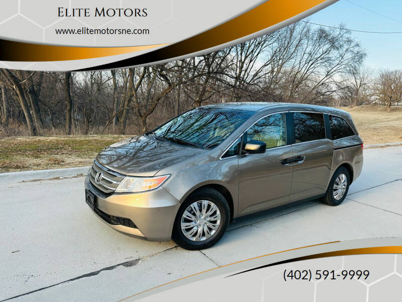 2012 Honda Odyssey for sale at Elite Motors in Bellevue NE