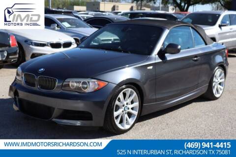 2013 BMW 1 Series for sale at IMD Motors in Richardson TX