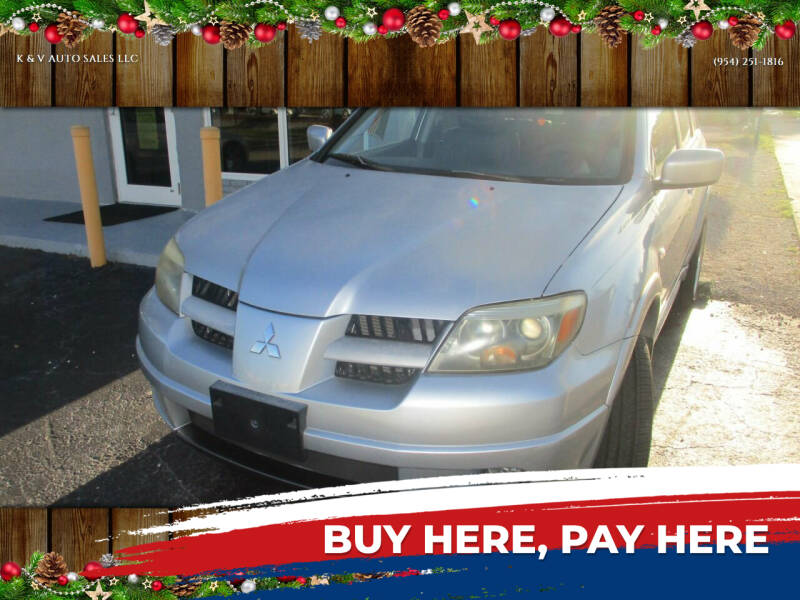 2006 Mitsubishi Outlander for sale at K & V AUTO SALES LLC in Hollywood FL