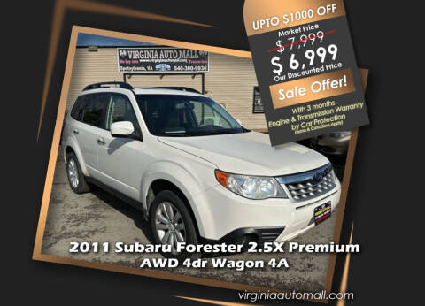2011 Subaru Forester for sale at Virginia Auto Mall in Woodford VA