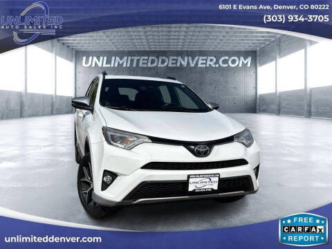 2018 Toyota RAV4 for sale at Unlimited Auto Sales in Denver CO