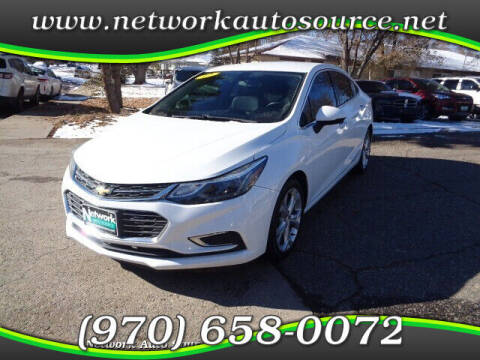 2017 Chevrolet Cruze for sale at Network Auto Source in Loveland CO