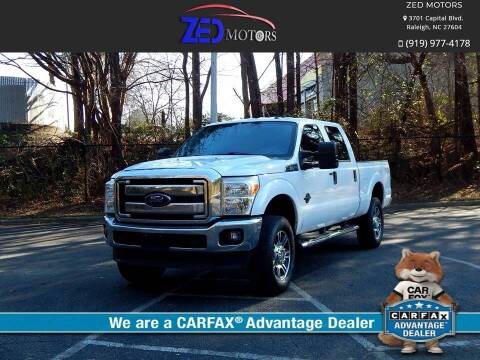 2015 Ford F-250 Super Duty for sale at Zed Motors in Raleigh NC