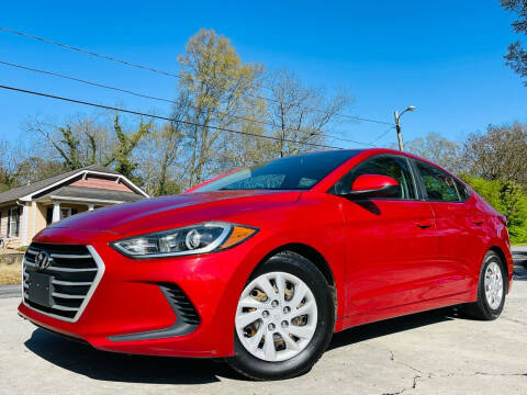 2017 Hyundai Elantra for sale at Cobb Luxury Cars in Marietta GA