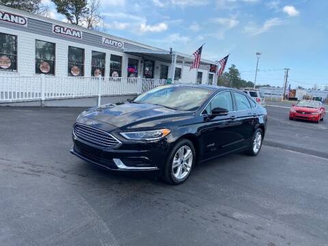 2018 Ford Fusion Hybrid for sale at Grand Slam Auto Sales in Jacksonville NC