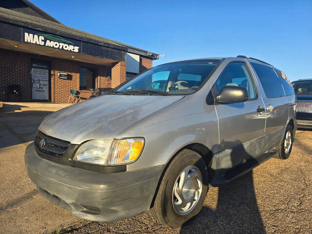 2002 Toyota Sienna for sale at Mac Motors in Arlington, TX