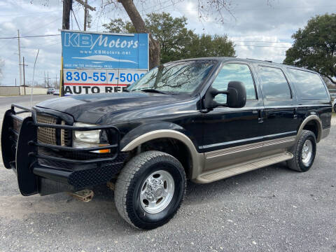 2003 Ford Excursion for sale at K & B Motors LLC in Mc Queeney TX