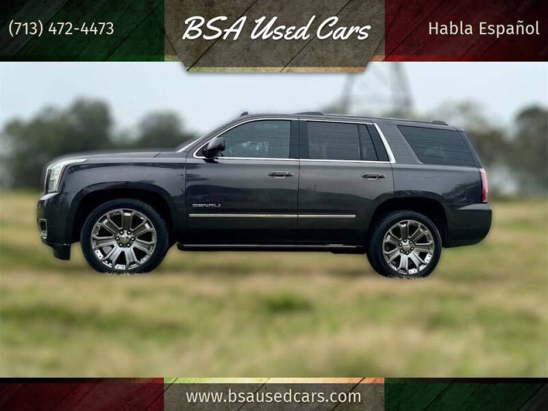 2015 GMC Yukon for sale at BSA Used Cars in Pasadena TX