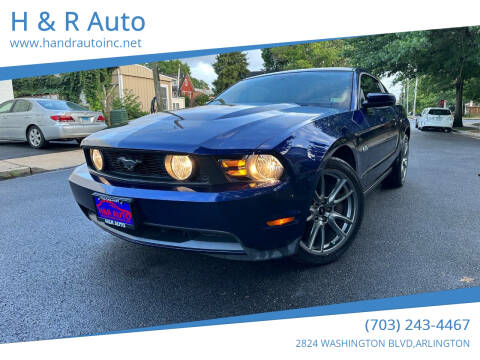 2012 Ford Mustang for sale at H & R Auto in Arlington VA