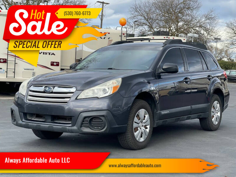 2013 Subaru Outback for sale at Always Affordable Auto LLC in Davis CA