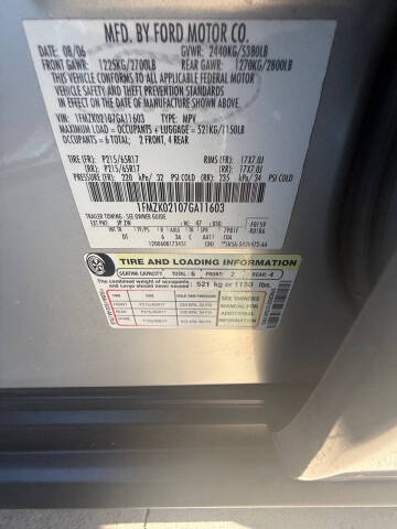 2007 Ford Freestyle SEL