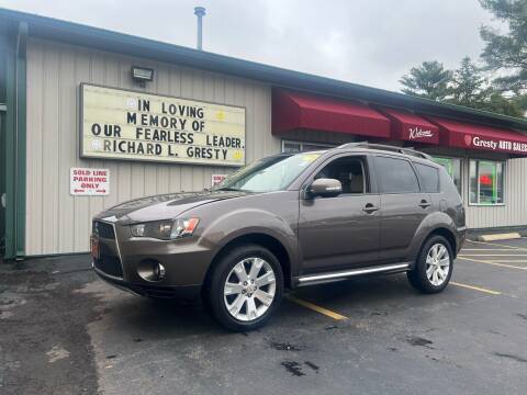 2010 Mitsubishi Outlander for sale at GRESTY AUTO SALES in Loves Park IL