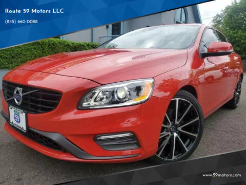 2018 Volvo S60 for sale at Route 59 Motors LLC in Nanuet NY