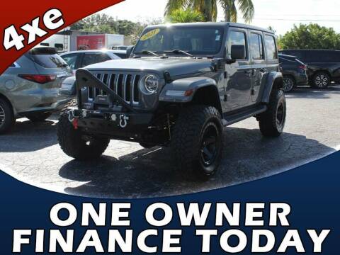 2021 Jeep Wrangler Unlimited for sale at Palm Beach Auto Wholesale in Lake Park FL