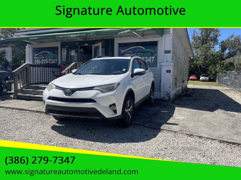 2018 Toyota RAV4 for sale at Signature Automotive in Deland FL