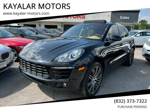 2015 Porsche Macan for sale at KAYALAR MOTORS in Houston TX