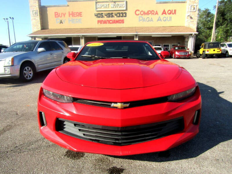 2018 Chevrolet Camaro for sale at Import Motors in Bethany OK