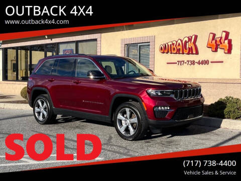 2022 Jeep Grand Cherokee for sale at OUTBACK 4X4 in Ephrata PA