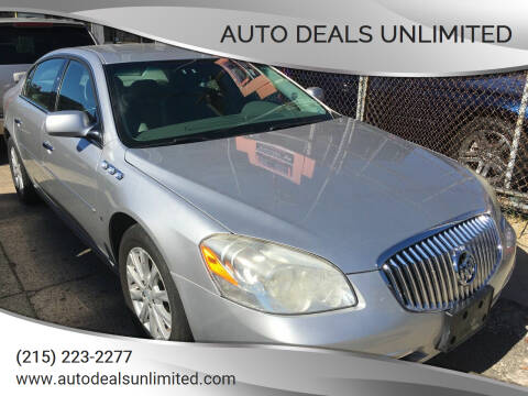 2010 Buick Lucerne for sale at AUTO DEALS UNLIMITED in Philadelphia PA