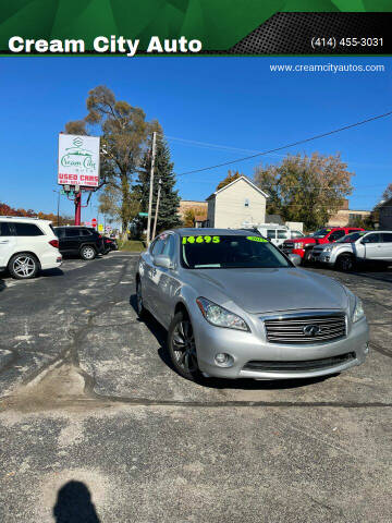 2012 Infiniti M37 for sale at Cream City Auto in Milwaukee WI