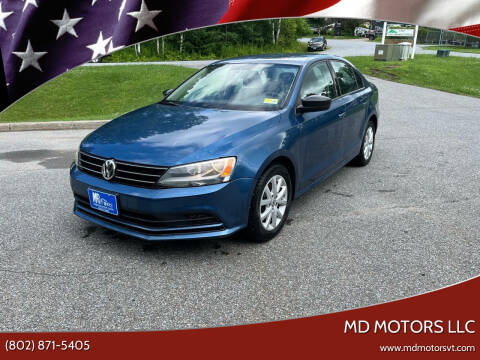 2015 Volkswagen Jetta for sale at MD Motors LLC in Williston VT