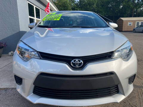 2014 Toyota Corolla for sale at MISSION AUTOMOTIVE ENTERPRISES in Plant City FL