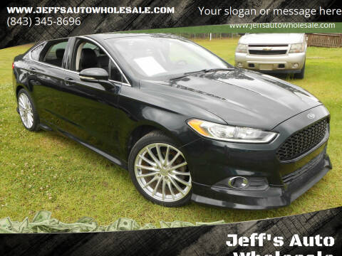 2014 Ford Fusion for sale at Jeff's Auto Wholesale in Summerville SC