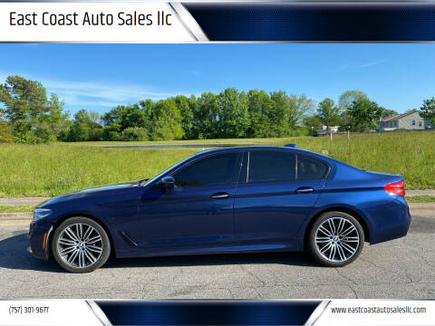 2017 BMW 5 Series for sale at East Coast Auto Sales llc in Virginia Beach VA