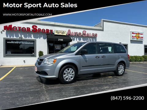 2016 Dodge Grand Caravan for sale at Motor Sport Auto Sales in Waukegan IL